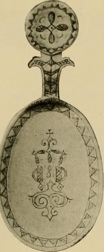 An illustration from Peasant art in Sweden, Lapland and Iceland;, 1910, leaf 184