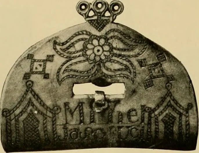 An illustration from Peasant art in Sweden, Lapland and Iceland;, 1910, leaf 189