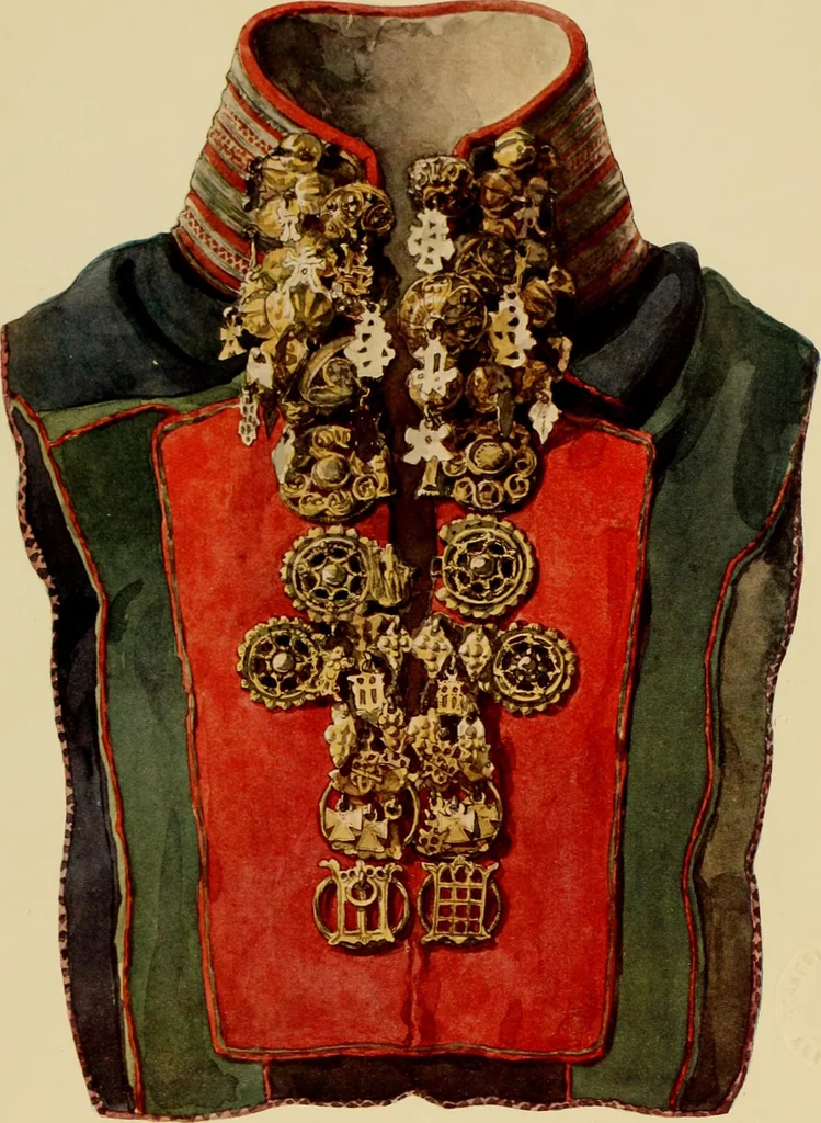 An illustration from Peasant art in Sweden, Lapland and Iceland;, 1910, leaf 190
