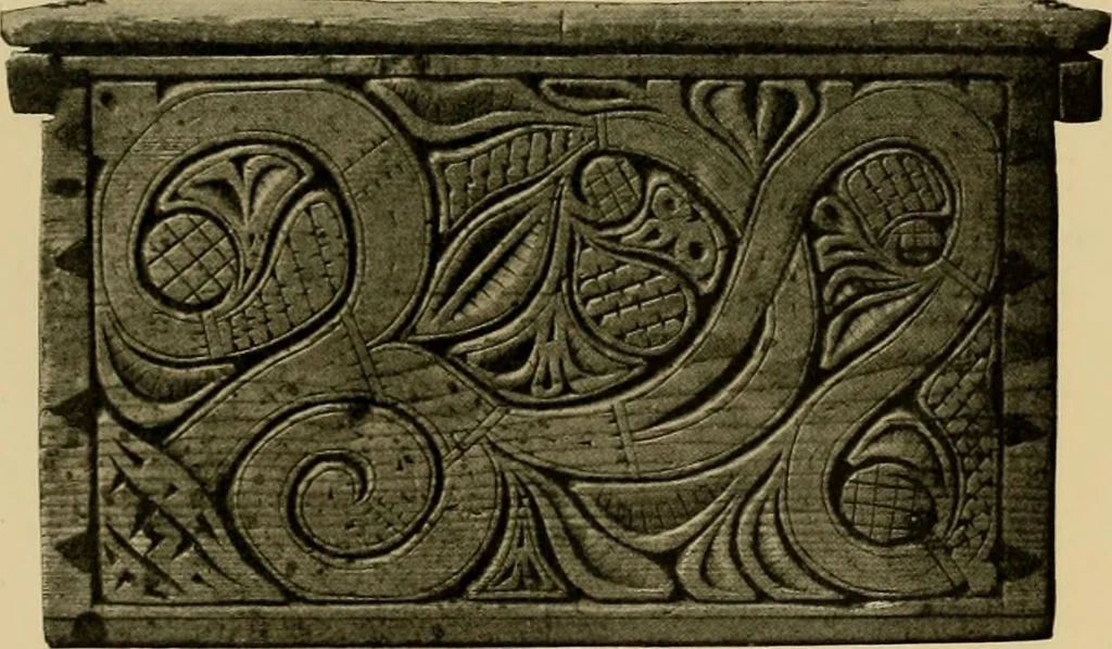 An illustration from Peasant art in Sweden, Lapland and Iceland;, 1910, leaf 214