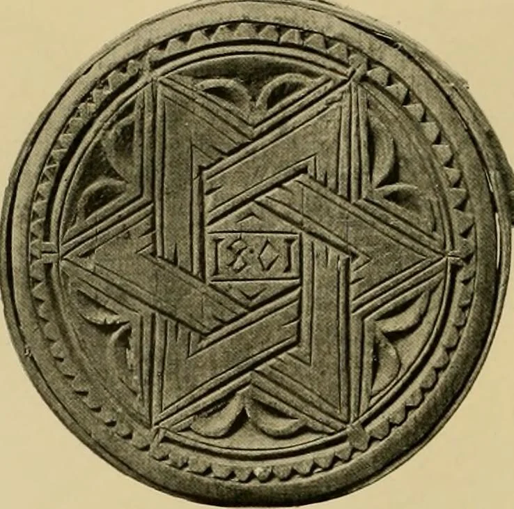 An illustration from Peasant art in Sweden, Lapland and Iceland;, 1910, leaf 217
