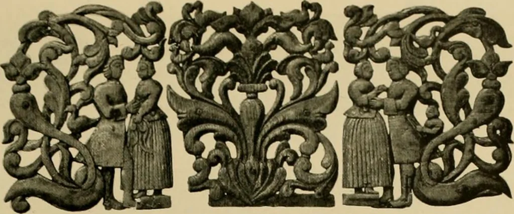 An illustration from Peasant art in Sweden, Lapland and Iceland;, 1910, leaf 224
