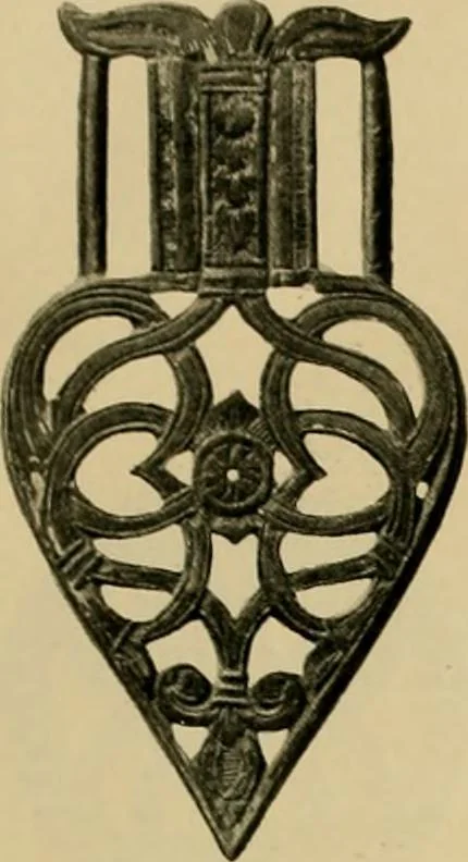 An illustration from Peasant art in Sweden, Lapland and Iceland;, 1910, leaf 232