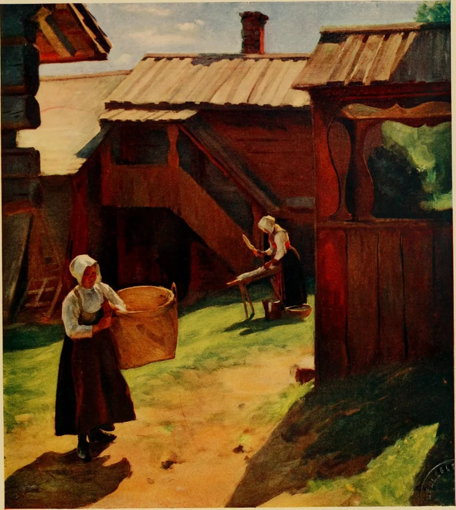 An illustration from Peasant art in Sweden, Lapland and Iceland;, 1910, leaf 32