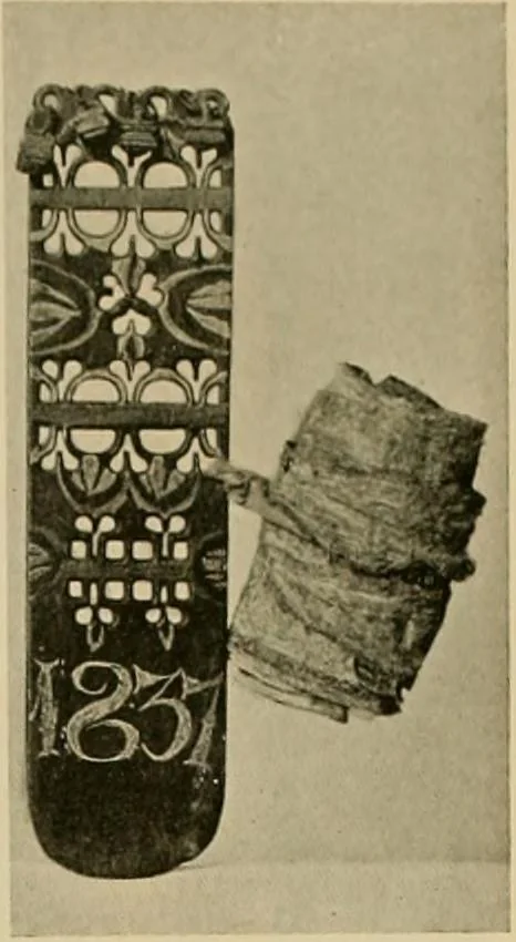 An illustration from Peasant art in Sweden, Lapland and Iceland;, 1910, leaf 90