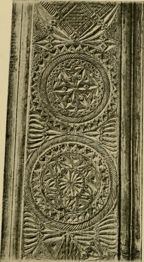 An illustration from Peasant art in Sweden, Lapland and Iceland;, 1910, leaf 91