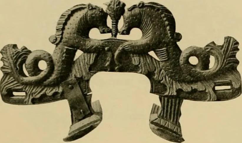 An illustration from Peasant art in Sweden, Lapland and Iceland;, 1910, leaf 94