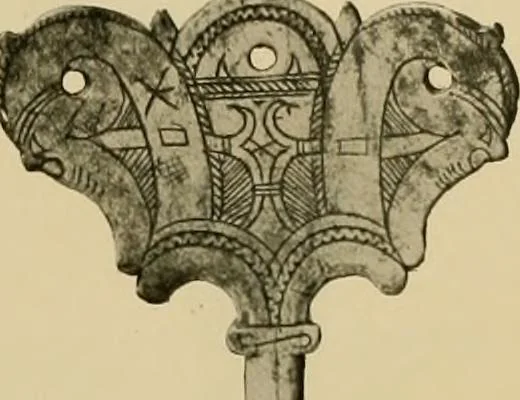 An illustration from Peasant art in Sweden, Lapland and Iceland;, 1910, leaf 98