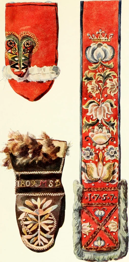 An illustration from Peasant art in Sweden, Lapland and Iceland, 1910, leaf 172