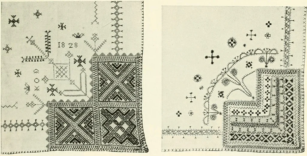 An illustration from Peasant art in Sweden, Lapland and Iceland, 1910, leaf 176