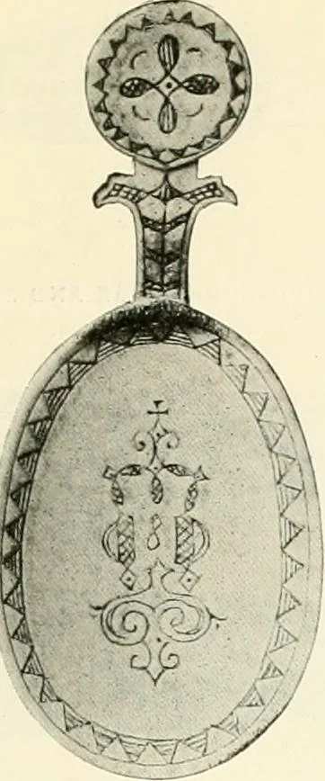 An illustration from Peasant art in Sweden, Lapland and Iceland, 1910, leaf 216