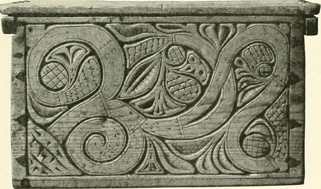 An illustration from Peasant art in Sweden, Lapland and Iceland, 1910, leaf 258