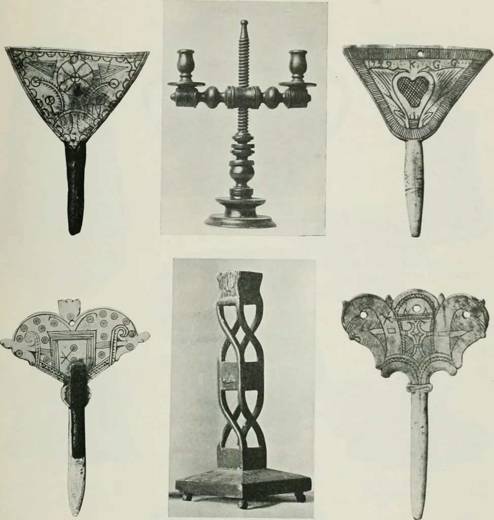 An illustration from Peasant art in Sweden, Lapland and Iceland;, 1910, leaf 102