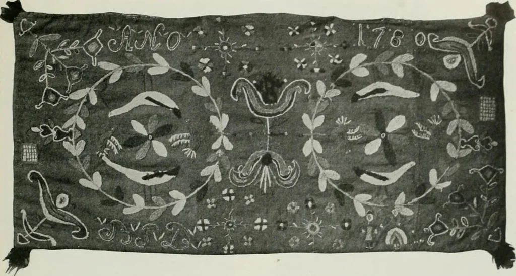 An illustration from Peasant art in Sweden, Lapland and Iceland;, 1910, leaf 142