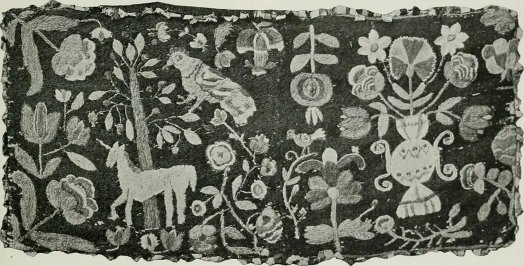 An illustration from Peasant art in Sweden, Lapland and Iceland;, 1910, leaf 142