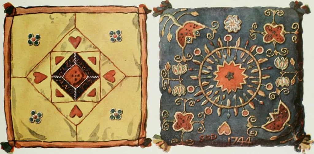An illustration from Peasant art in Sweden, Lapland and Iceland;, 1910, leaf 146