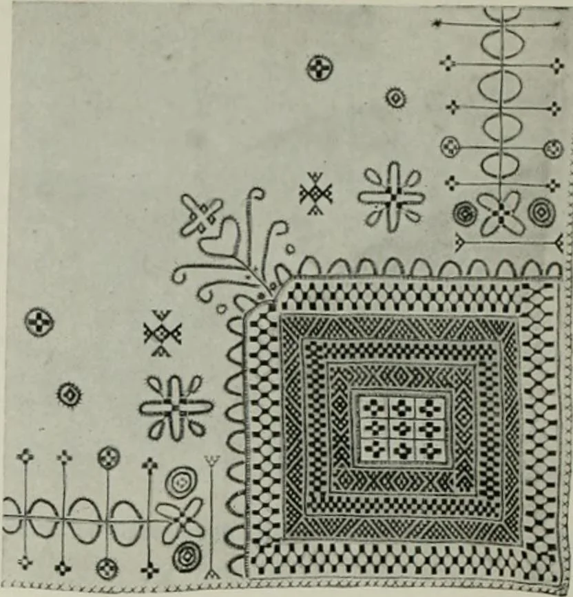An illustration from Peasant art in Sweden, Lapland and Iceland;, 1910, leaf 155