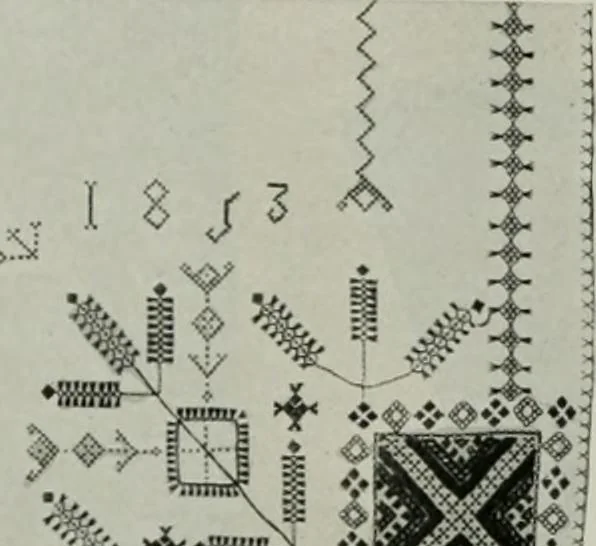 An illustration from Peasant art in Sweden, Lapland and Iceland;, 1910, leaf 155