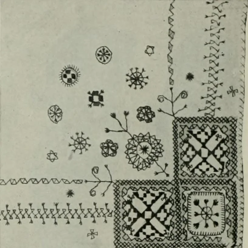 An illustration from Peasant art in Sweden, Lapland and Iceland;, 1910, leaf 155