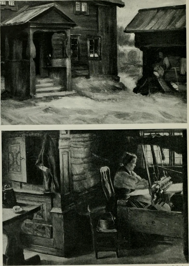 An illustration from Peasant art in Sweden, Lapland and Iceland;, 1910, leaf 163
