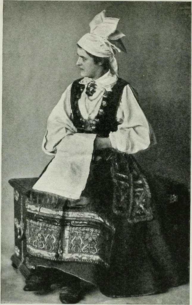 An illustration from Peasant art in Sweden, Lapland and Iceland;, 1910, leaf 166