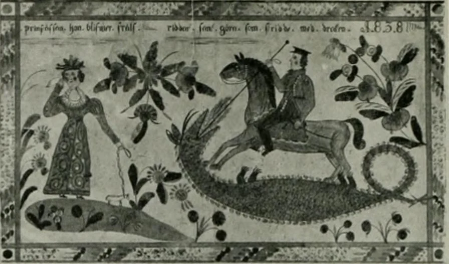 An illustration from Peasant art in Sweden, Lapland and Iceland;, 1910, leaf 173