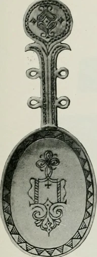 An illustration from Peasant art in Sweden, Lapland and Iceland;, 1910, leaf 188