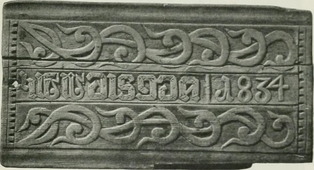 An illustration from Peasant art in Sweden, Lapland and Iceland;, 1910, leaf 214