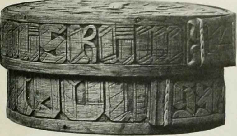 An illustration from Peasant art in Sweden, Lapland and Iceland;, 1910, leaf 220