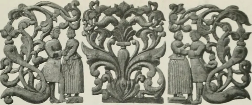 An illustration from Peasant art in Sweden, Lapland and Iceland;, 1910, leaf 228
