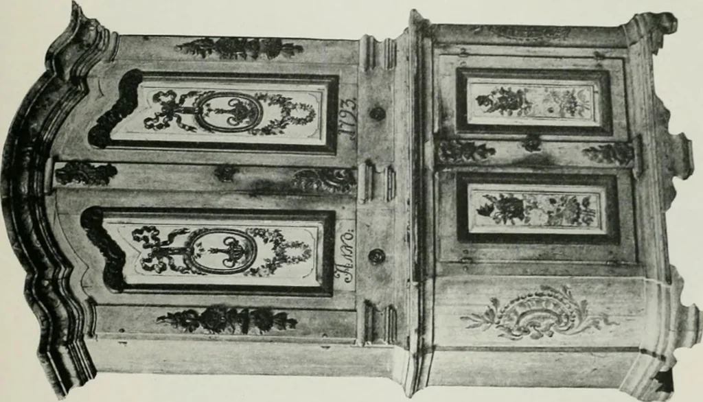 An illustration from Peasant art in Sweden, Lapland and Iceland;, 1910, leaf 64