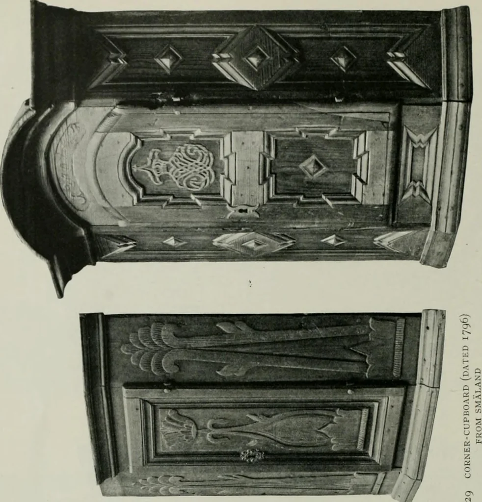 An illustration from Peasant art in Sweden, Lapland and Iceland;, 1910, leaf 65