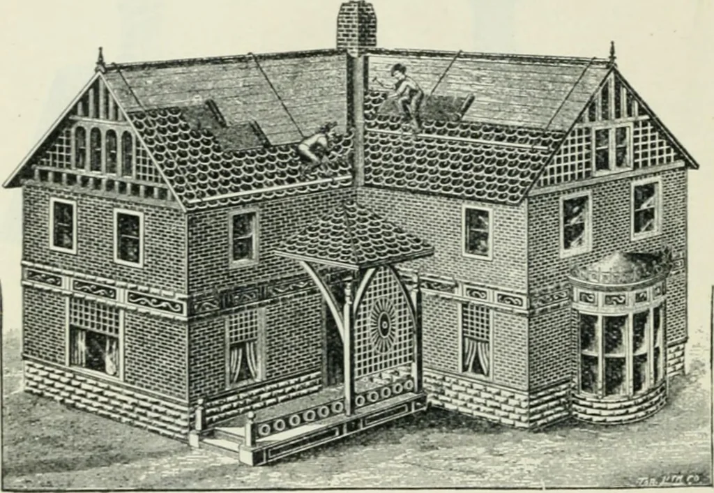 An illustration from Pedlar fireproofing products : catalogue no. 19R. --, 1911, leaf 17