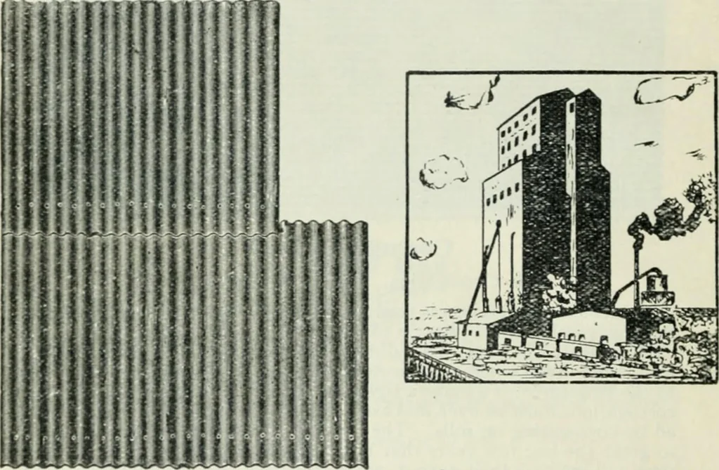 An illustration from Pedlar fireproofing products : catalogue no. 19R. --, 1911, leaf 37