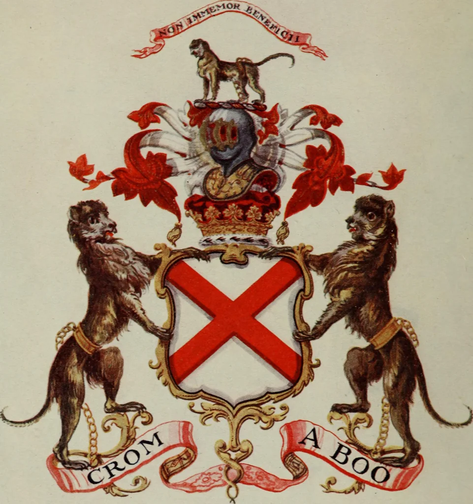 An illustration from Peeps at heraldry, 1912, leaf 23