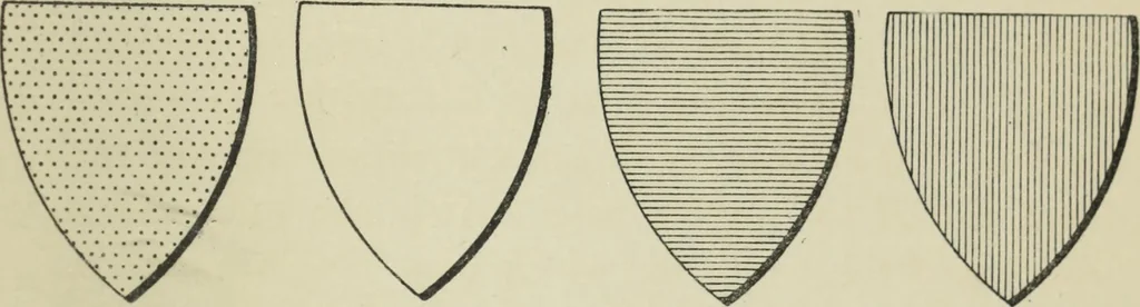 An illustration from Peeps at heraldry, 1912, leaf 28