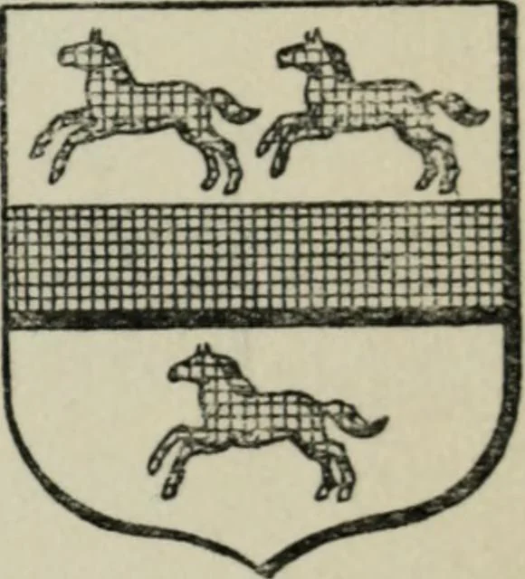An illustration from Peeps at heraldry, 1912, leaf 60