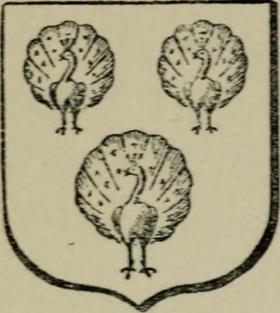 An illustration from Peeps at heraldry, 1912, leaf 75