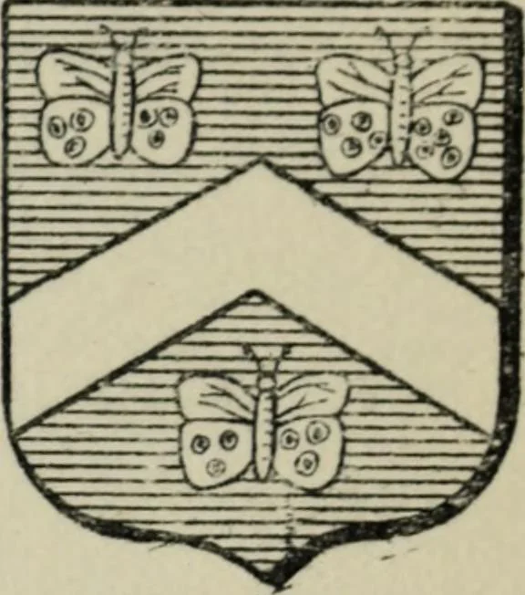 An illustration from Peeps at heraldry, 1912, leaf 76