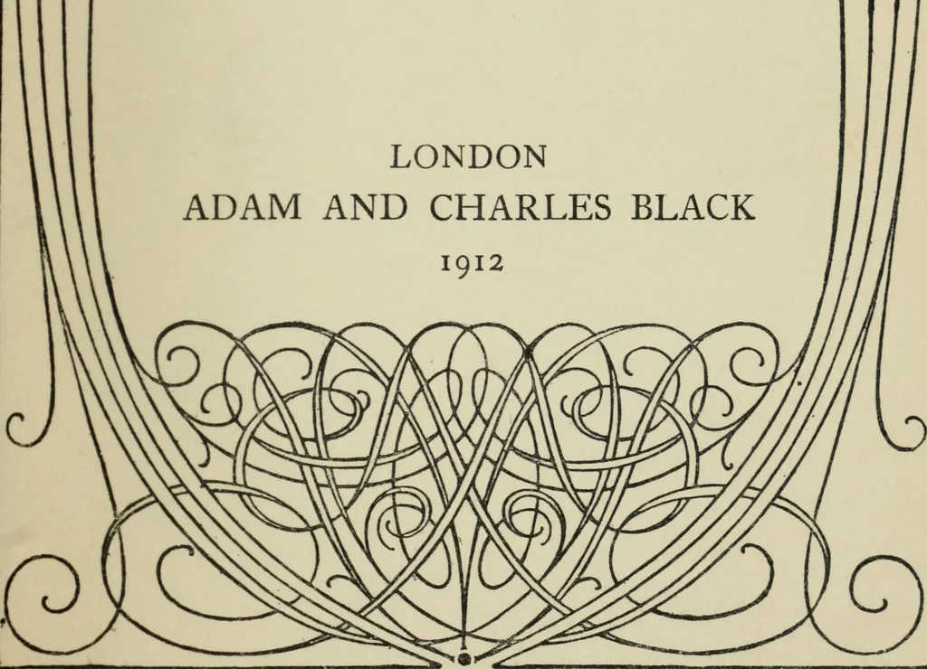 An illustration from Peeps at heraldry, 1912, leaf 8