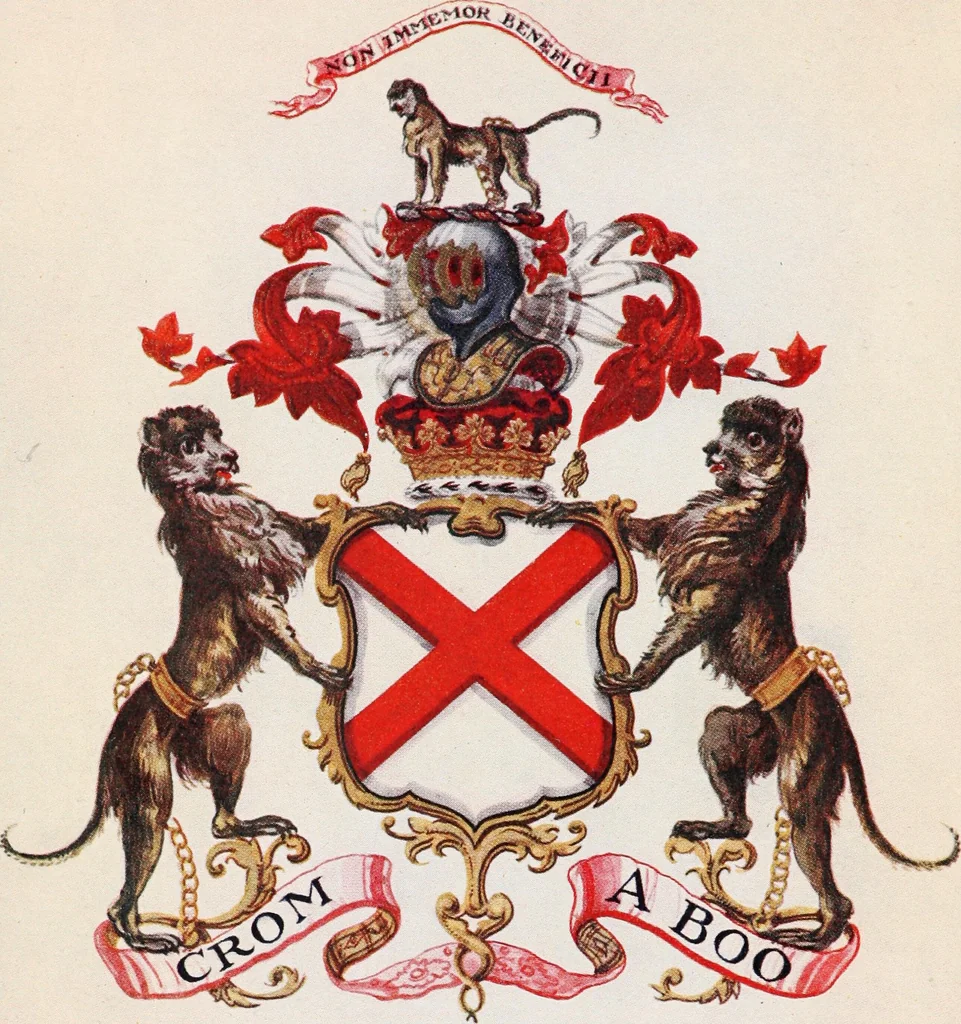 An illustration from Peeps at heraldry, 1912, leaf 25