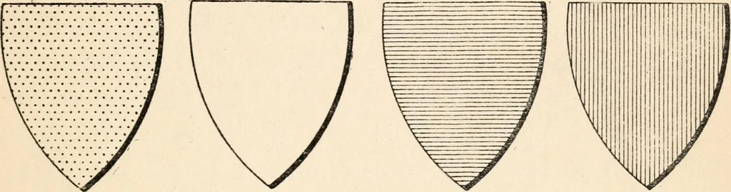 An illustration from Peeps at heraldry, 1912, leaf 30