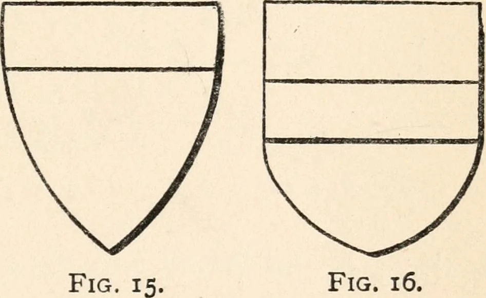 An illustration from Peeps at heraldry, 1912, leaf 36