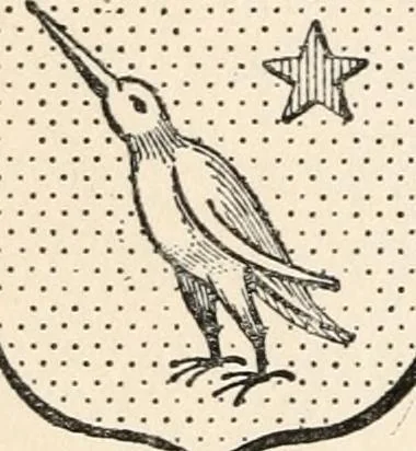 An illustration from Peeps at heraldry, 1912, leaf 75