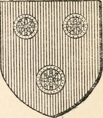 An illustration from Peeps at heraldry, 1912, leaf 88