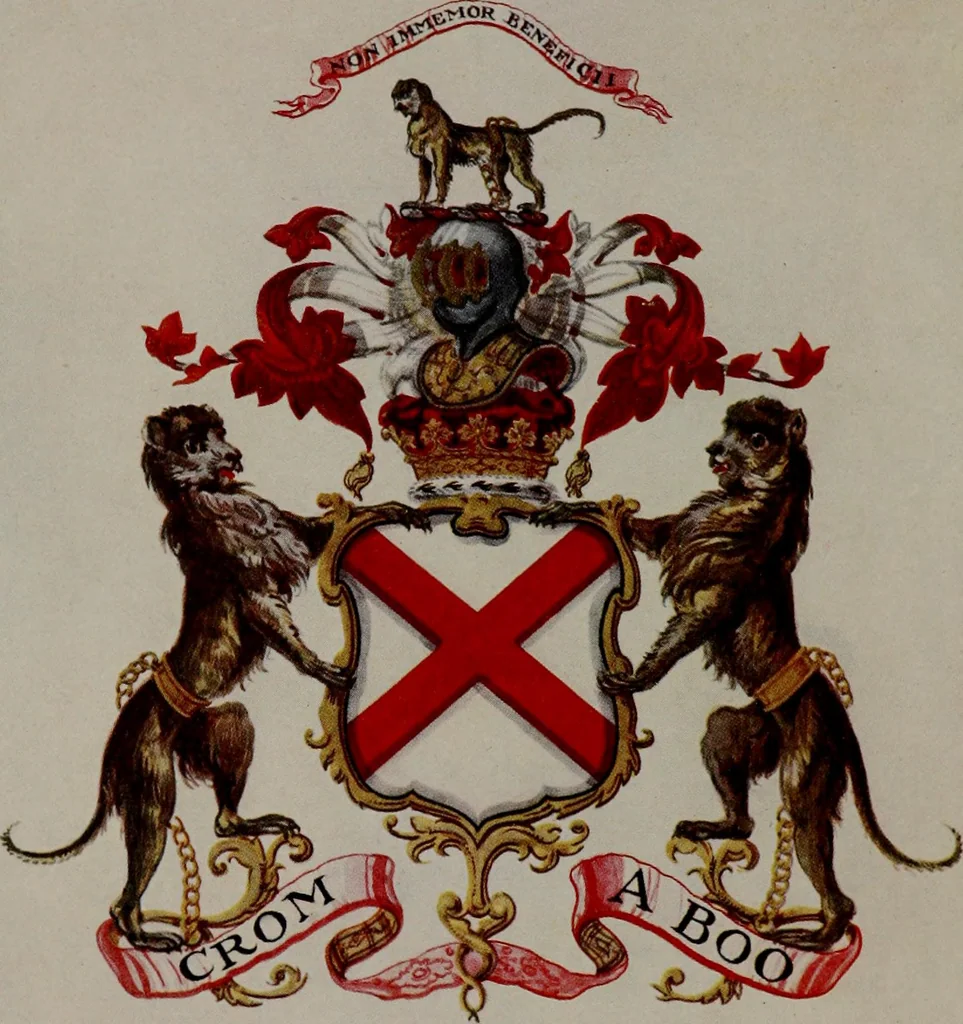 An illustration from Peeps at heraldry, 1912, leaf 23