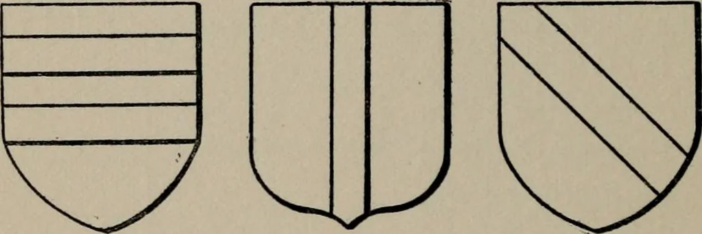An illustration from Peeps at heraldry, 1912, leaf 35