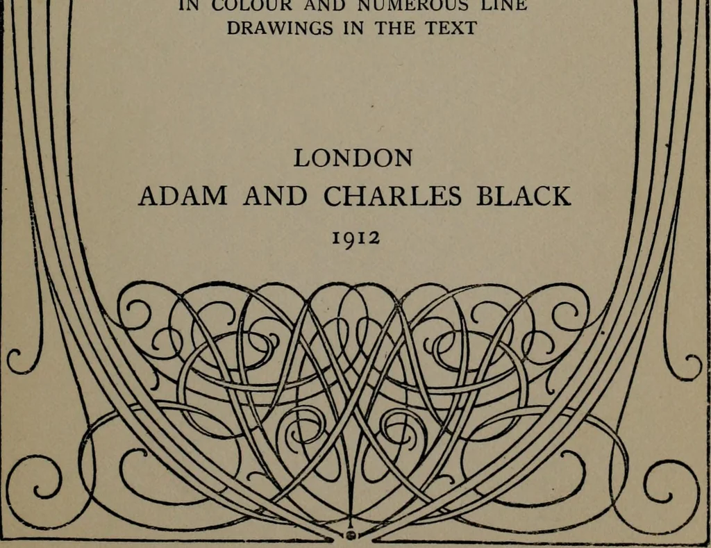 An illustration from Peeps at heraldry, 1912, leaf 8