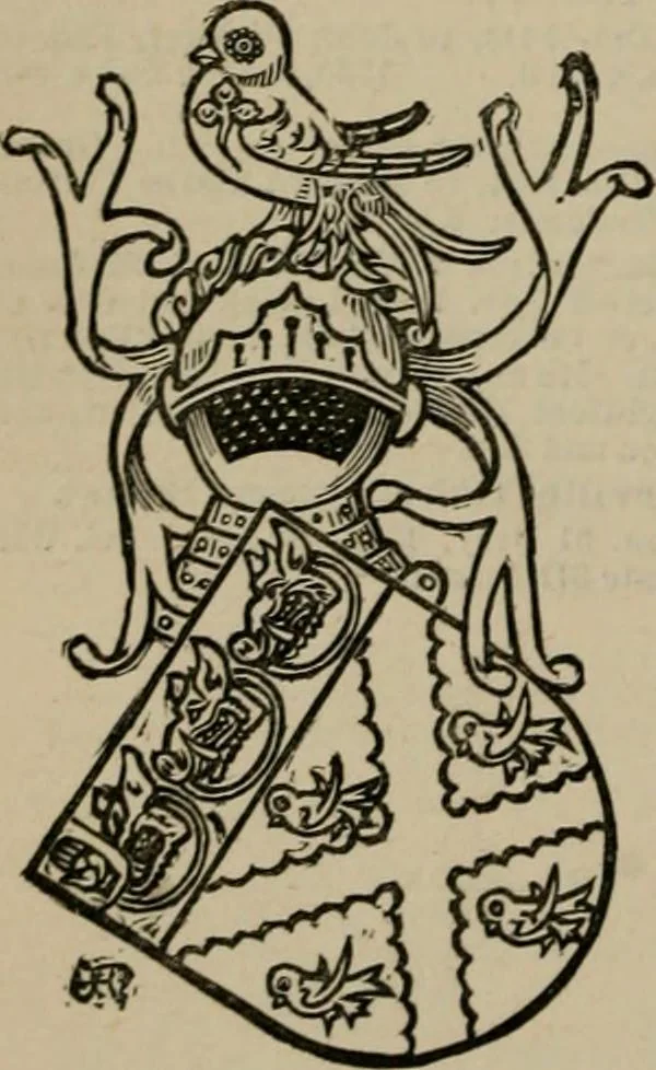 An illustration from The peerage, baronetage, and knightage of the British Empire : for 1882, 1883, leaf 101