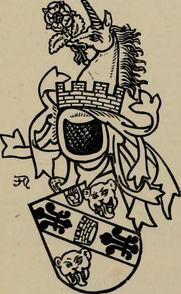 An illustration from The peerage, baronetage, and knightage of the British Empire : for 1882, 1883, leaf 107